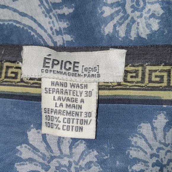 Épice Denim Blue Stole - Picture 4 of 4